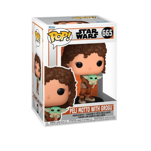 Figurine Funko Pop! Star Wars Peli Motto with Grogu #663