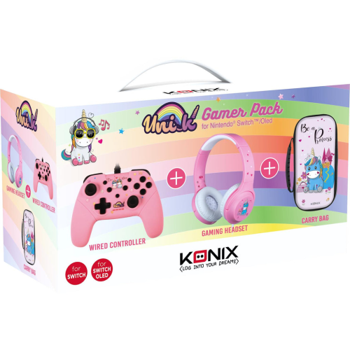  Pack Gamer Konix Be Princess Unik Nintendo Switch