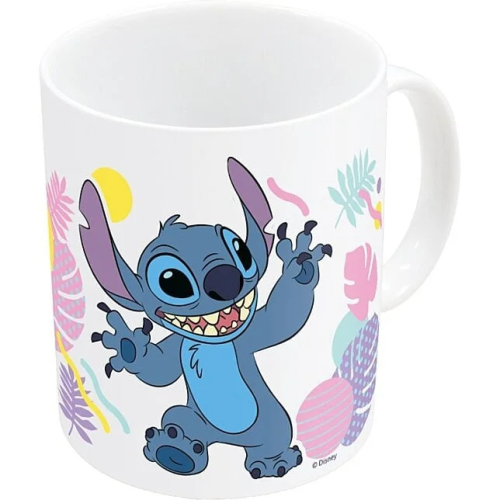Mug Céramique Stitch et fleur d'Hawaï 