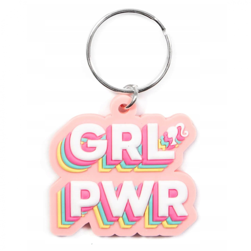 Porte-clés en Caoutchouc Barbie Girl Power