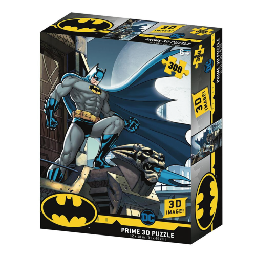 Puzzle Lenticulaire DC Comics Batman sur une Gargouille 300 Pièces