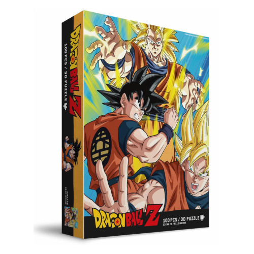 Puzzle Lenticulaire 3D Dragon Ball Z Goku Saiyan 100 Pièces