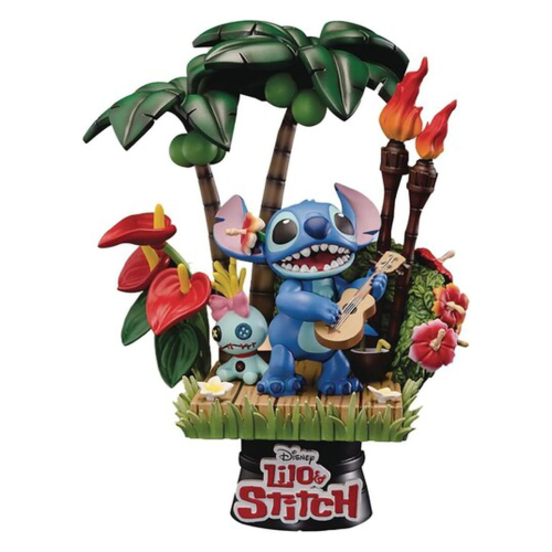 Figurine D-Stage Lilo & Stitch Stitch à la Guitare
