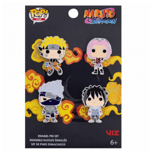 Set de Pin's Funko Pop! Naruto Shippuden Team 7