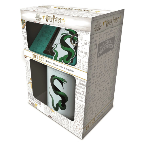 Coffret Serpentard Tasse, Dessous de Verre et Porte-clés