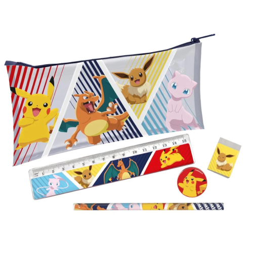 Set de Papeterie Pokémon avec Pochette