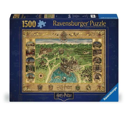 Puzzle Harry Potter Carte de Poudlard 1500 pièces