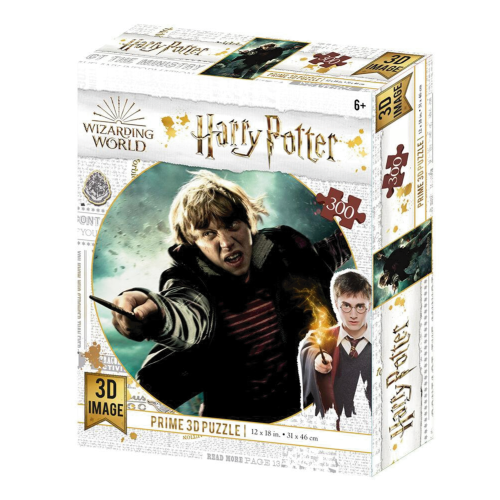 Puzzle Lenticulaire Harry Potter Ron Weasley au Combat 300 Pièces