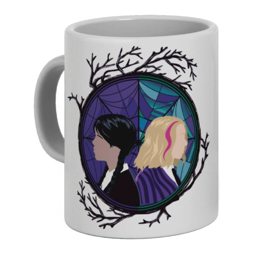 Mug Mercredi Addams Sihir Dukkani Sublimation