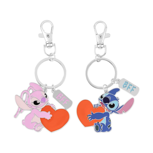 Set de 2 Porte-clés BFF en Métal Stitch et Angel