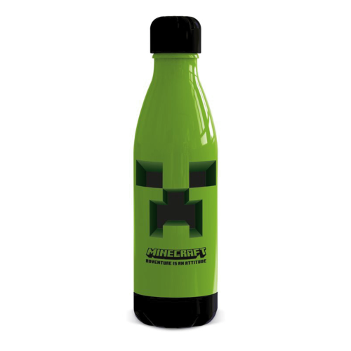 Bouteille en Plastique Minecraft Creeper