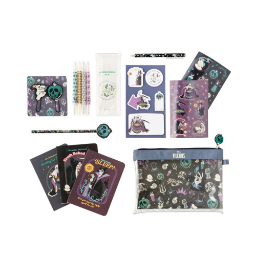 Set de Papeterie Disney Villains 3 Carnets A6