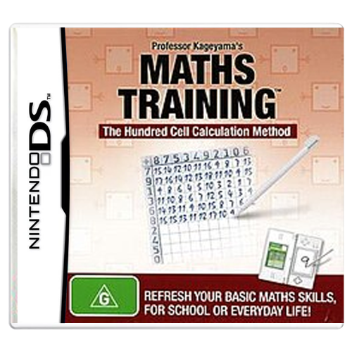 Méthode Mathématique du Professeur Kageyama Nintendo DS
