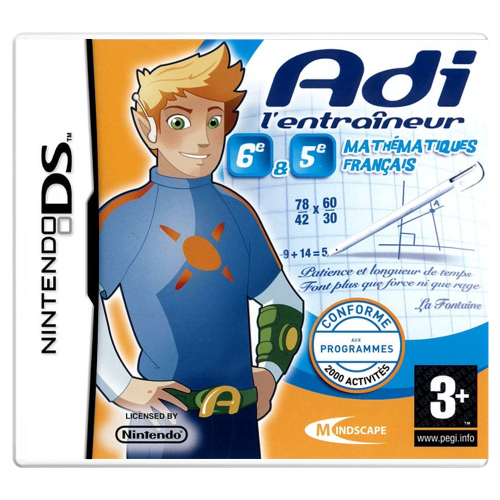 Adibou l'Entraîneur 6ème-5ème Nintendo DS