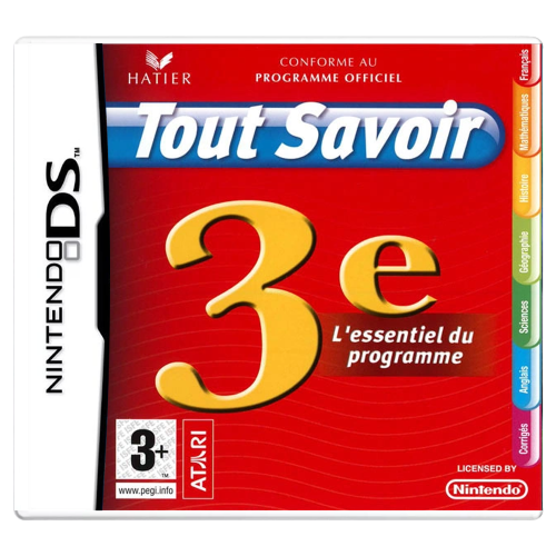 Tout Savoir 3ème Nintendo DS