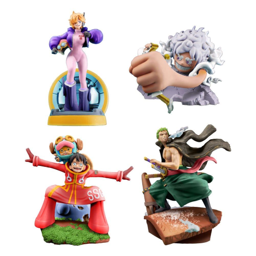 Figurine One Piece Luffy WCF x S.H.Figuarts 8cm