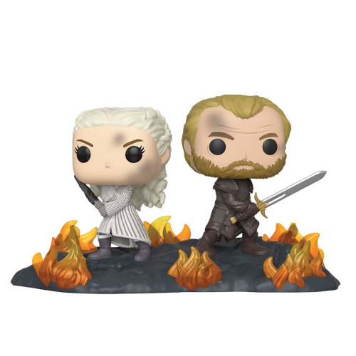 Figurine Funko Pop! Game of Thrones Daenerys & Jorah à la bataille de Winterfell #86