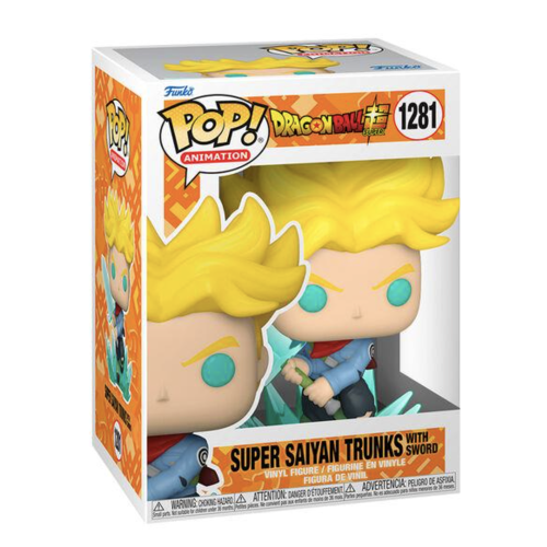 Figurine Funko Pop! Dragon Ball Z Super Saiyan Trunks With Sword #1281
