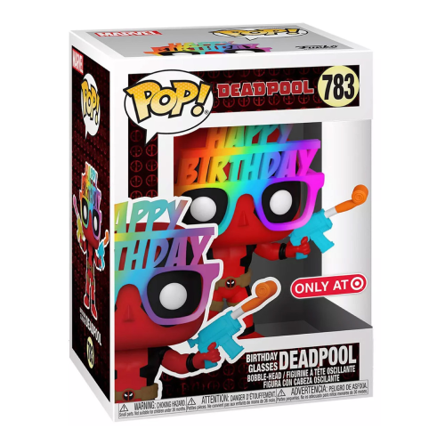 Figurine Funko Pop! Deadpool Birthday Glasses Deadpool #783