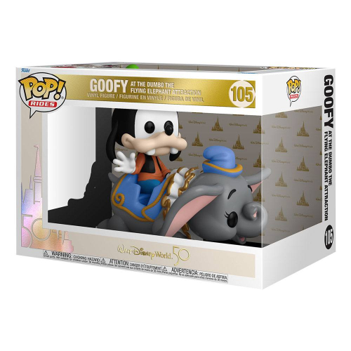 Figurine Funko Pop! Ride SUPDLX WDW50 Dumbo w/Goofy #105