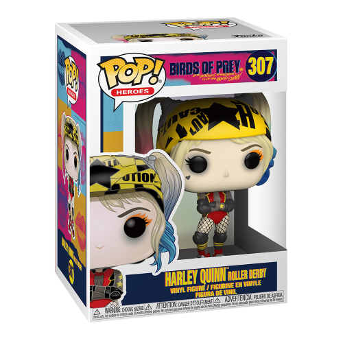 Figurine Funko Pop! DC Birds of Prey Harley Quinn Roller Derby #307