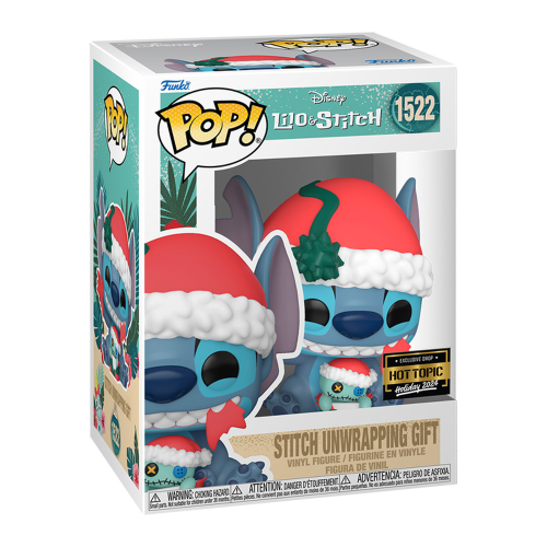 Figurine Funko Pop! Disney Lilo & Stitch Stitch Déballant Cadeau #1522