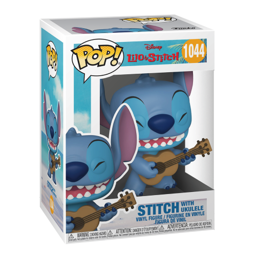 Figurine Funko Pop! Disney Lilo et Stitch Stitch avec Ukulélé #1044
