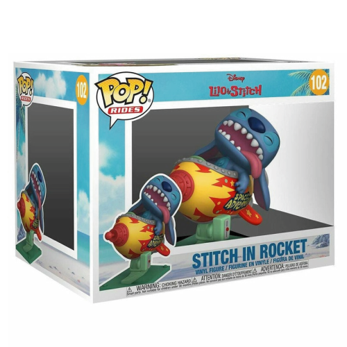Figurine Funko Pop! Disney Lilo et Stitch Stitch sur la Roquette #102
