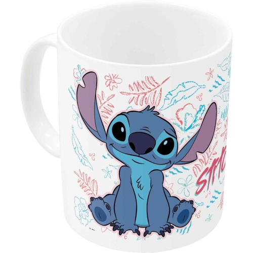Mug Porcelaine Stitch Fleur De Foret 325ml