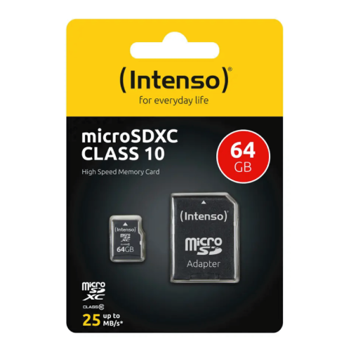 Carte mémoire MicroSD Intenso