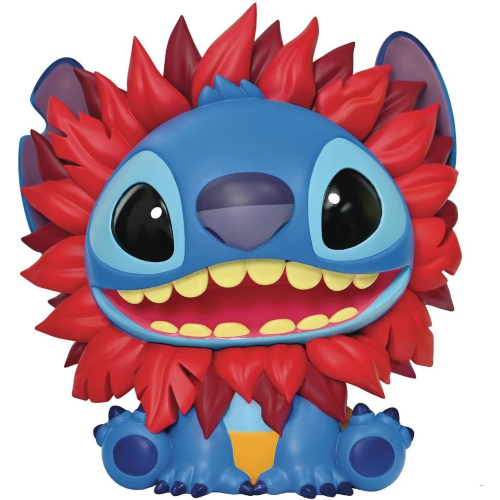 Tirelire Buste Stitch en Costume de Lion
