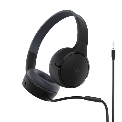 Casque audio filaire Belkin SoundForm Inspire pour enfants Noir