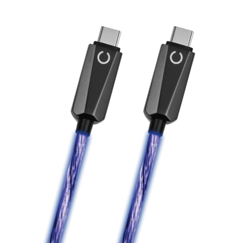 Câble LED Konix USB-C vers USB-C 