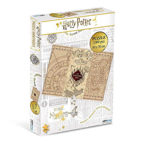 Puzzle Harry Potter Carte du Maraudeur 1000 pièces