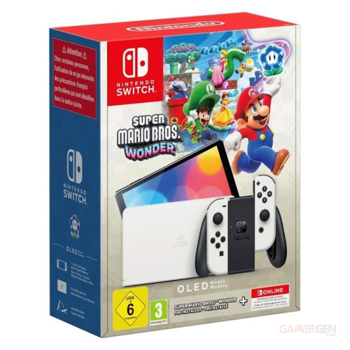 Bundle de Noël Nintendo Switch Mario Wonder