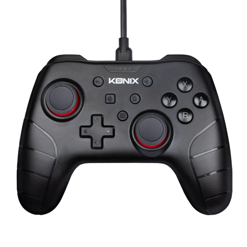 Manette Filaire Konix MySW Gamepad Black Nintendo Switch