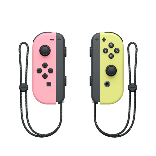 Paire de Joy-Con Rose et Jaune Nintendo Switch