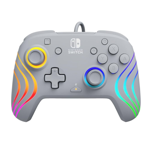 Manette Filaire PDP Afterglow Wave Grey Nintendo Switch