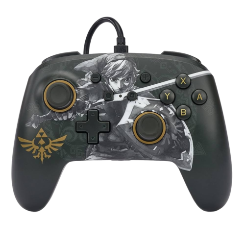 Manette Filaire PowerA Zelda Noir Nintendo Switch