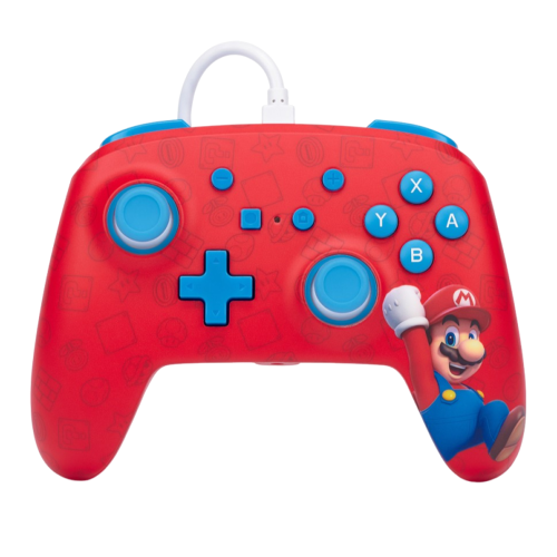 Manette Filaire PowerA Super Mario Woohoo Mario Nintendo Switch
