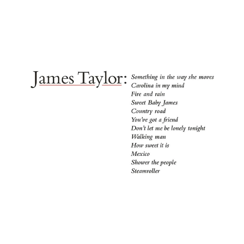 James Taylor – Greatest Hits