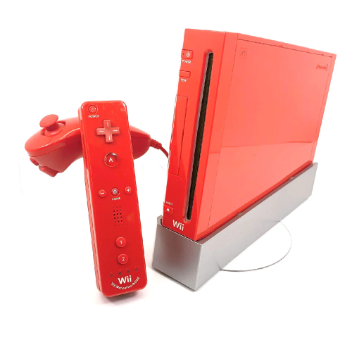 Console Nintendo Wii Rouge Édition 25ème Anniversaire Mario