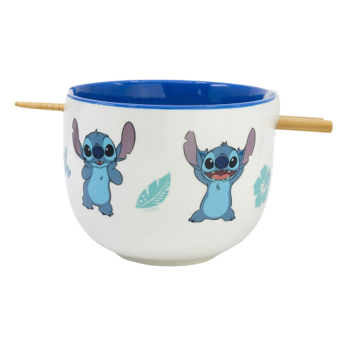 Bol à Ramen Lilo et Stitch avec baguettes 450ml